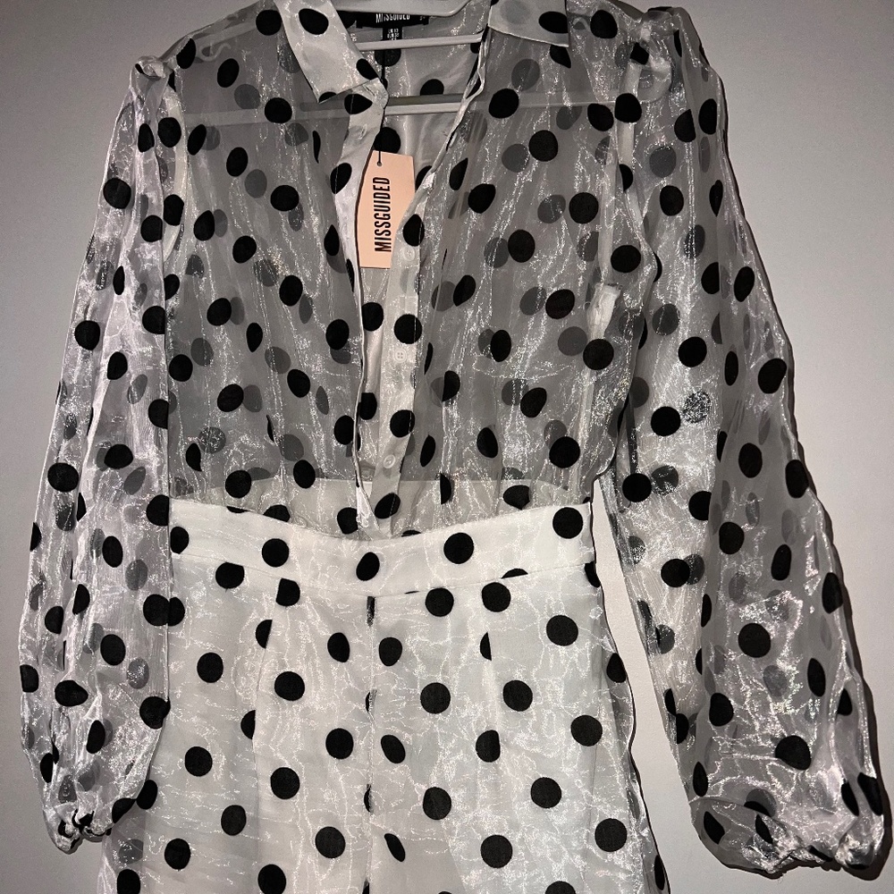 Polka Dot Playsuit